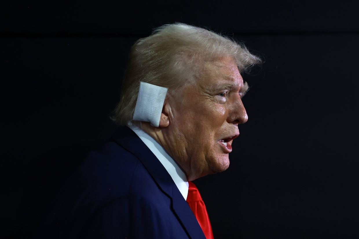 Republican presidential candidate, former U.S. President Donald Trump