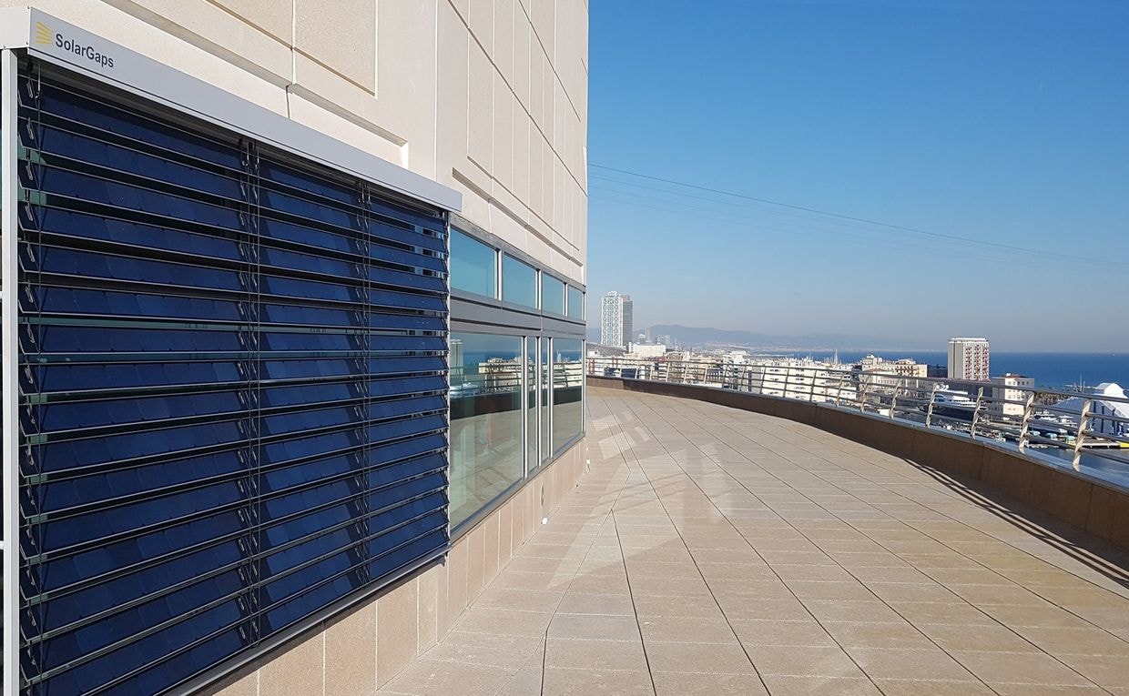 SolarGaps products installed in port of Barcelona, Spain.
