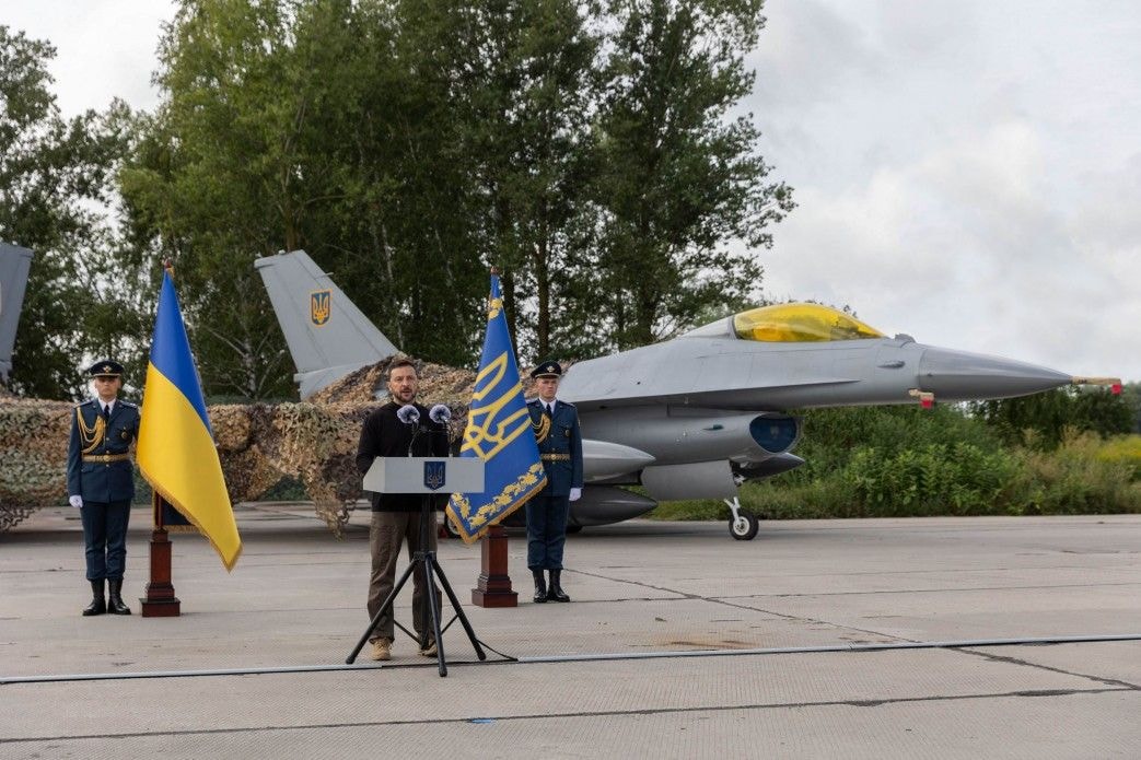 Zelensky confirms F-16s already being used by Ukrainian Air Force