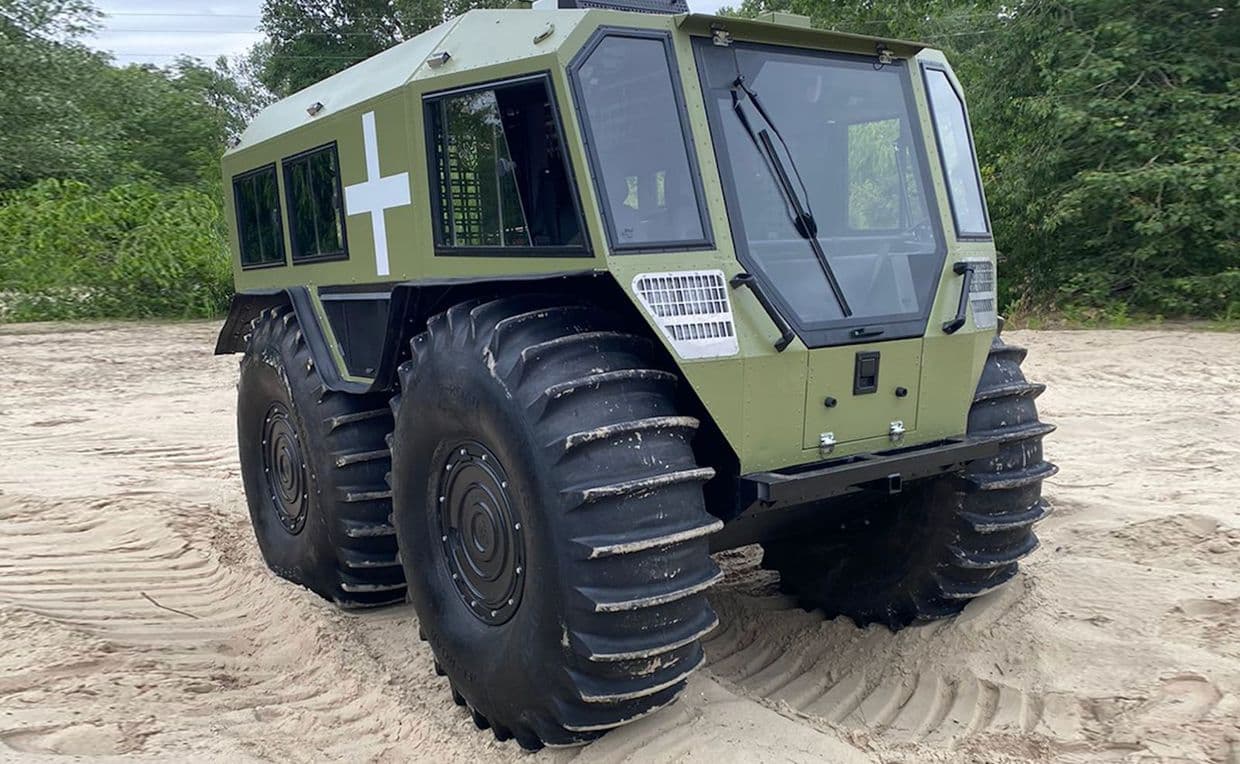 Ukraine approves new domestic-made all-terrain amphibious vehicle Takha