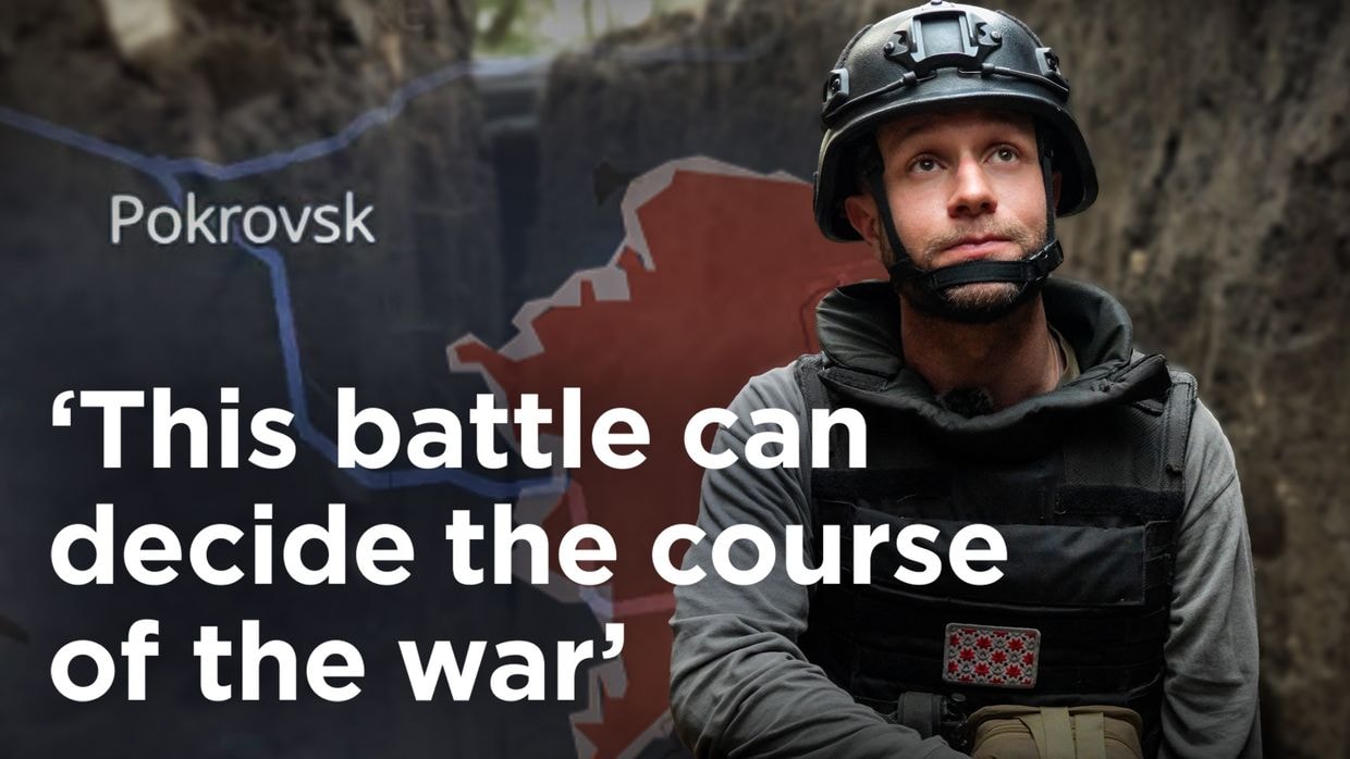 With Ukrainian troops fending off Russia's offensive near Pokrovsk (VIDEO)