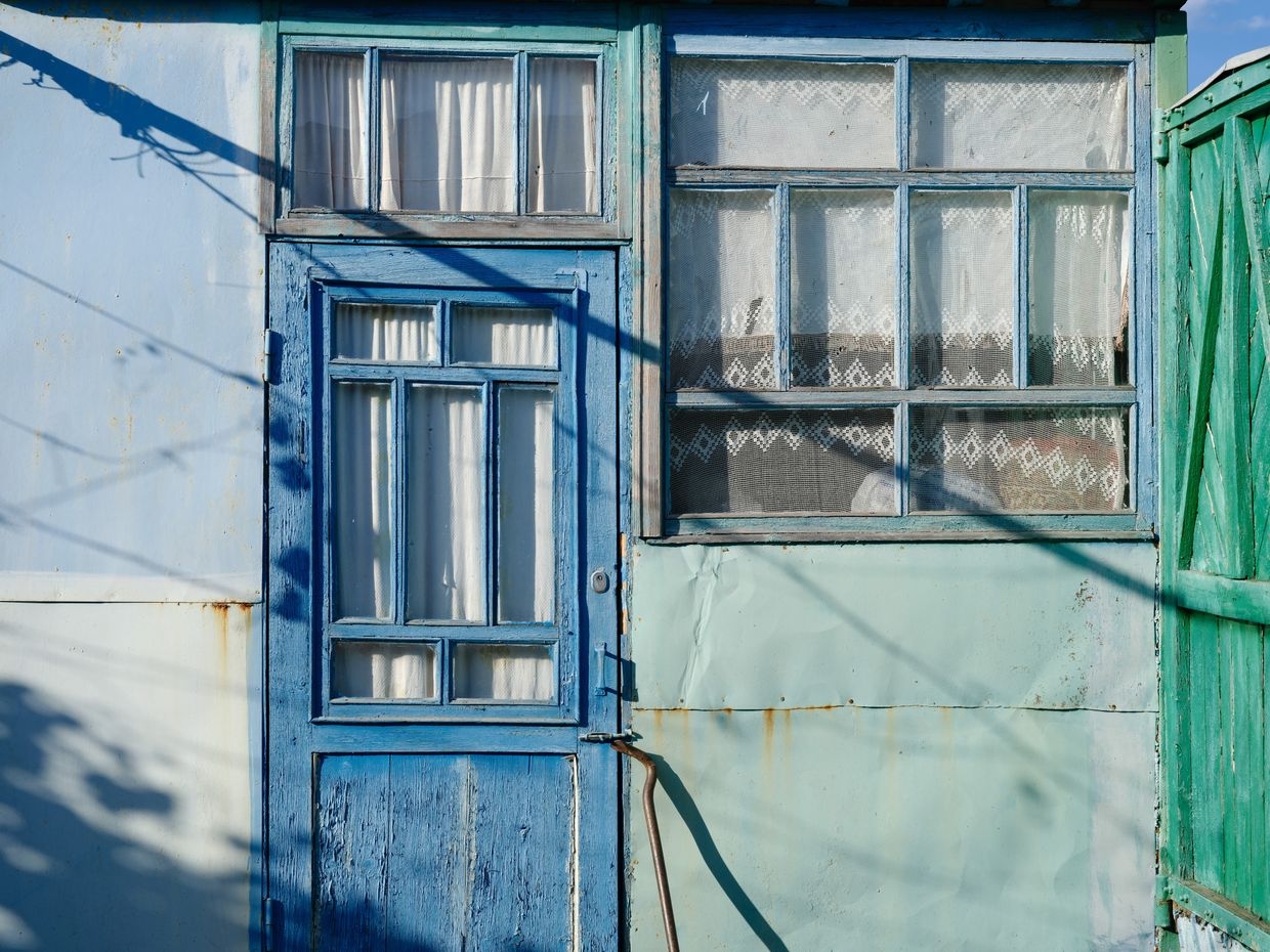 The building where the Special Operations Forces unit, in which Andriana serves, is based, Kupiansk, Kharkiv Oblast, Ukraine, in Aug. 2024.