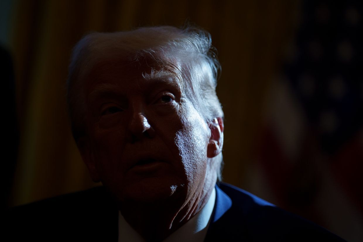 U.S. President Donald Trump in Washington, DC, U.S. on Feb. 14, 2025.