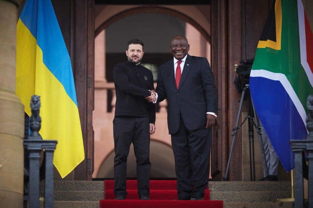 Zelensky gives South Africa's president list of 400 Ukrainian children abducted by Russia