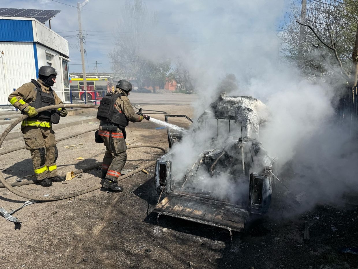 Russian shelling of Nikopol kills 2, injures 5