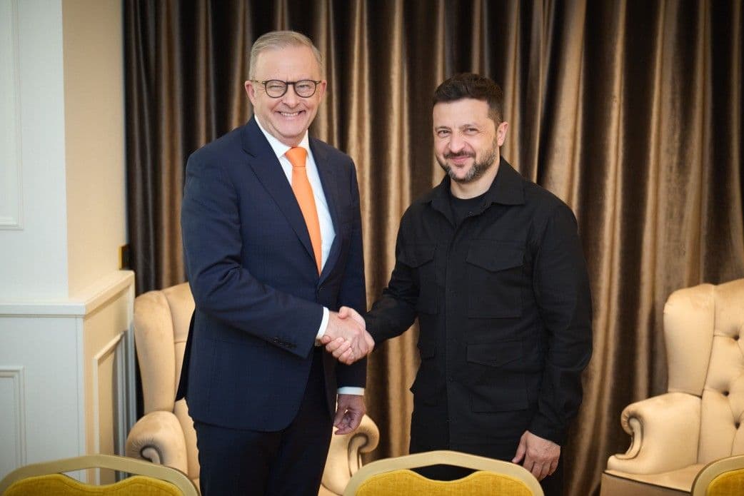 Australian PM confirms Abrams tanks for Ukraine when meeting Zelensky in Rome
