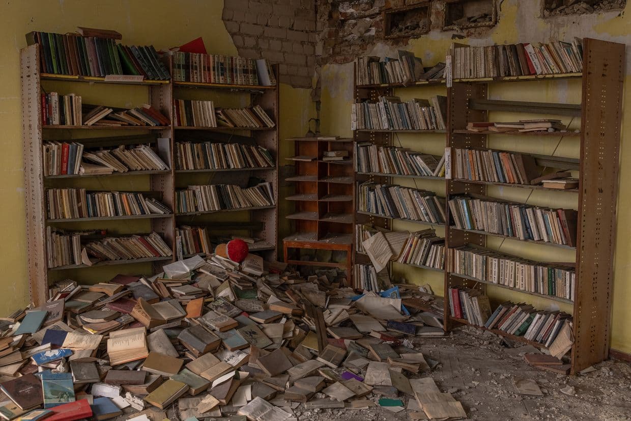 Russia's large-scale attack destroys nearly 250,000 Ukrainian books