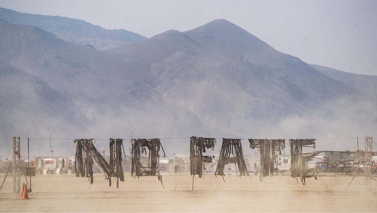 ‘No fate but what we make’ — Ukrainians transform storm-destroyed Burning Man installation