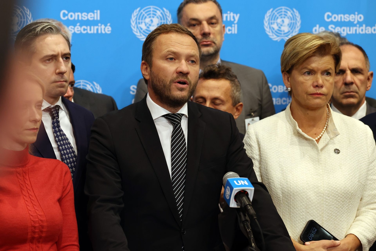 Estonia’s Foreign Minister Margus Tsahkna in New York City on Sept. 22, 2025.