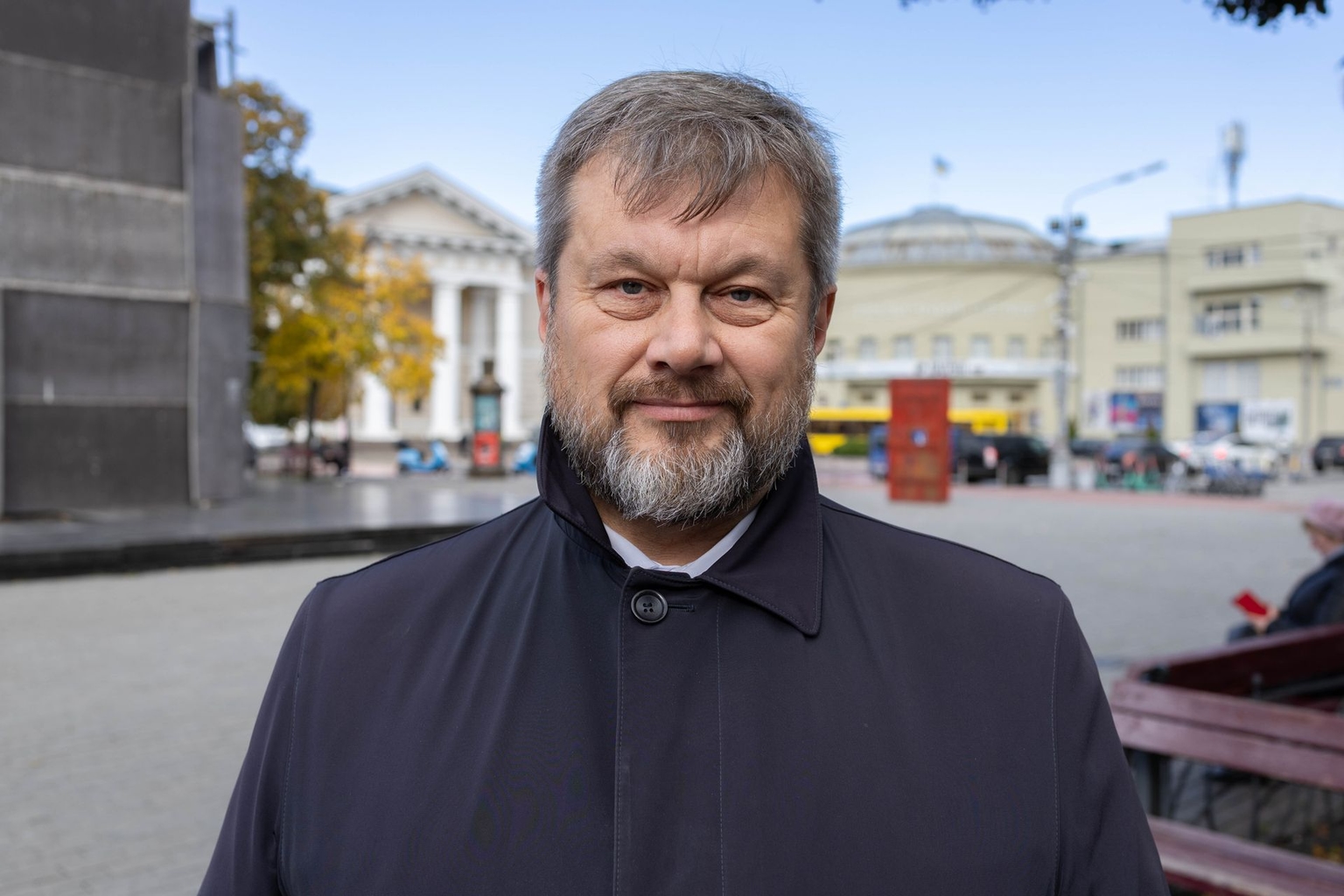 Oleh Chernobai, a lawyer, in Kyiv, Ukraine, on Oct. 14, 2025.