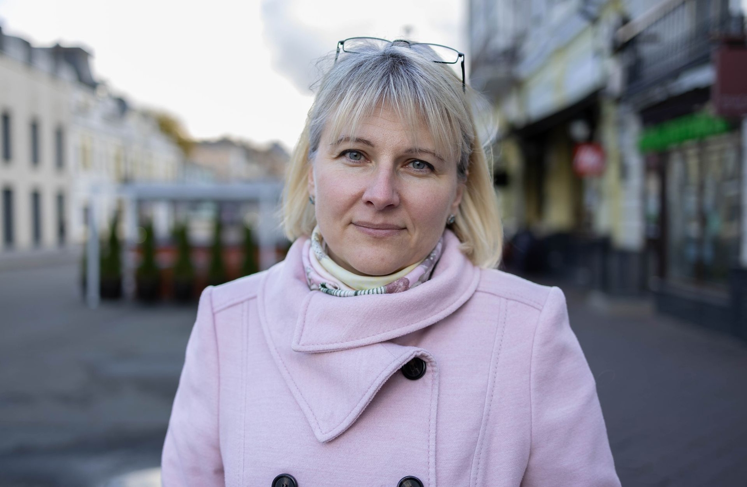 Svitlana But, an administrative worker, in Kyiv, Ukraine, on Oct. 14, 2025.
