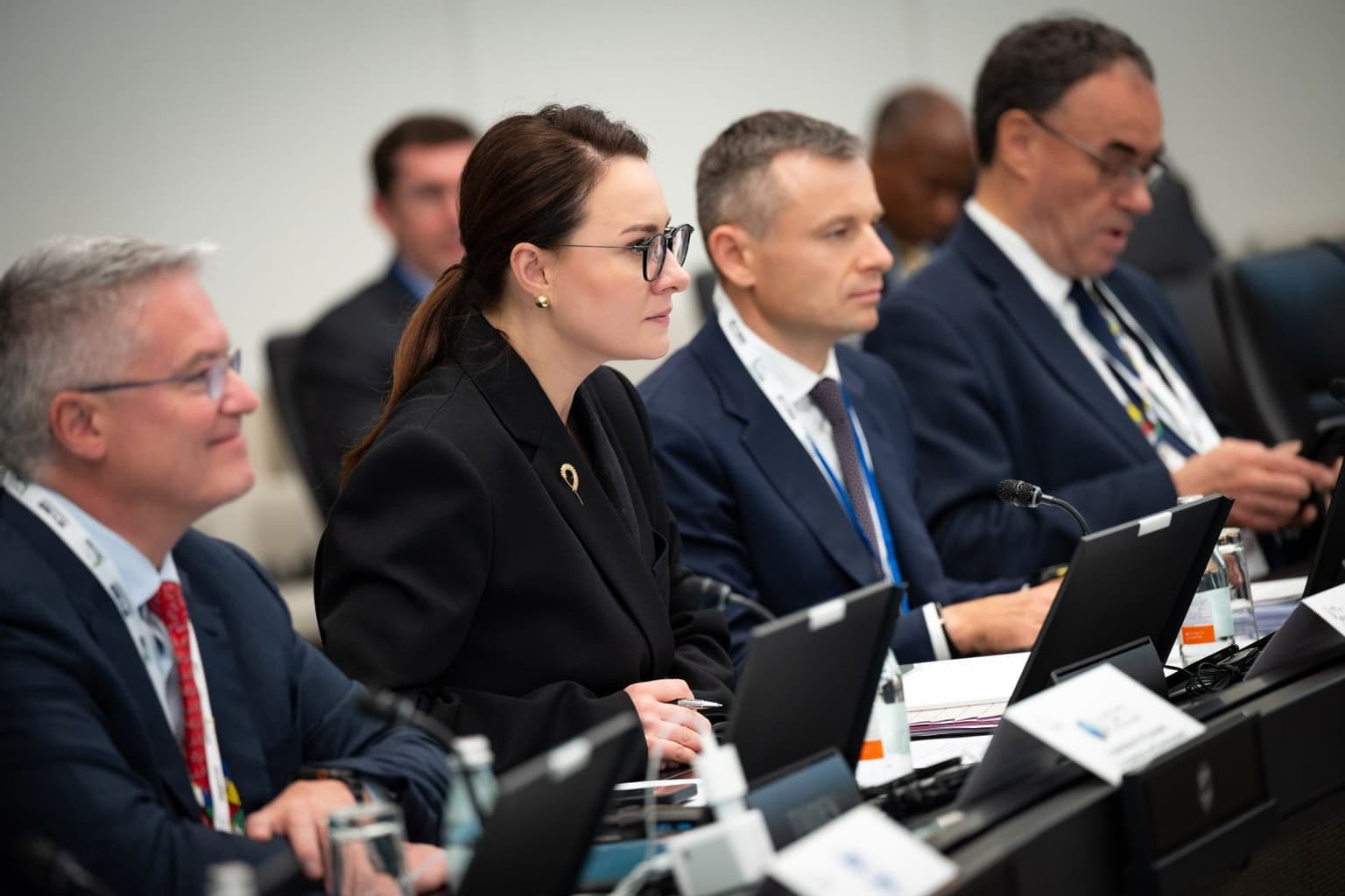 Finance Minister Serhii Marchenko at the G7 meeting on Oct. 15, 2025 (Ukraine's Finance Ministry).