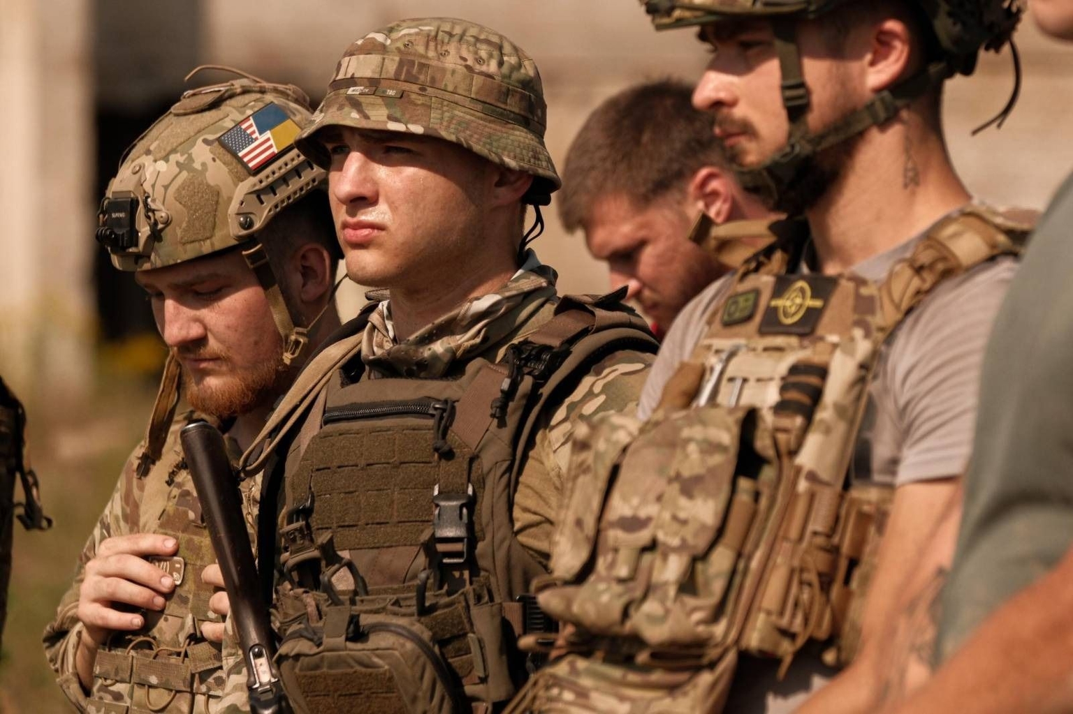 Legionnaires of the 3rd Assault Brigade undergo Tactical Combat Casualty Care training in an undisclosed location in a photo posted on Aug. 18, 2023.