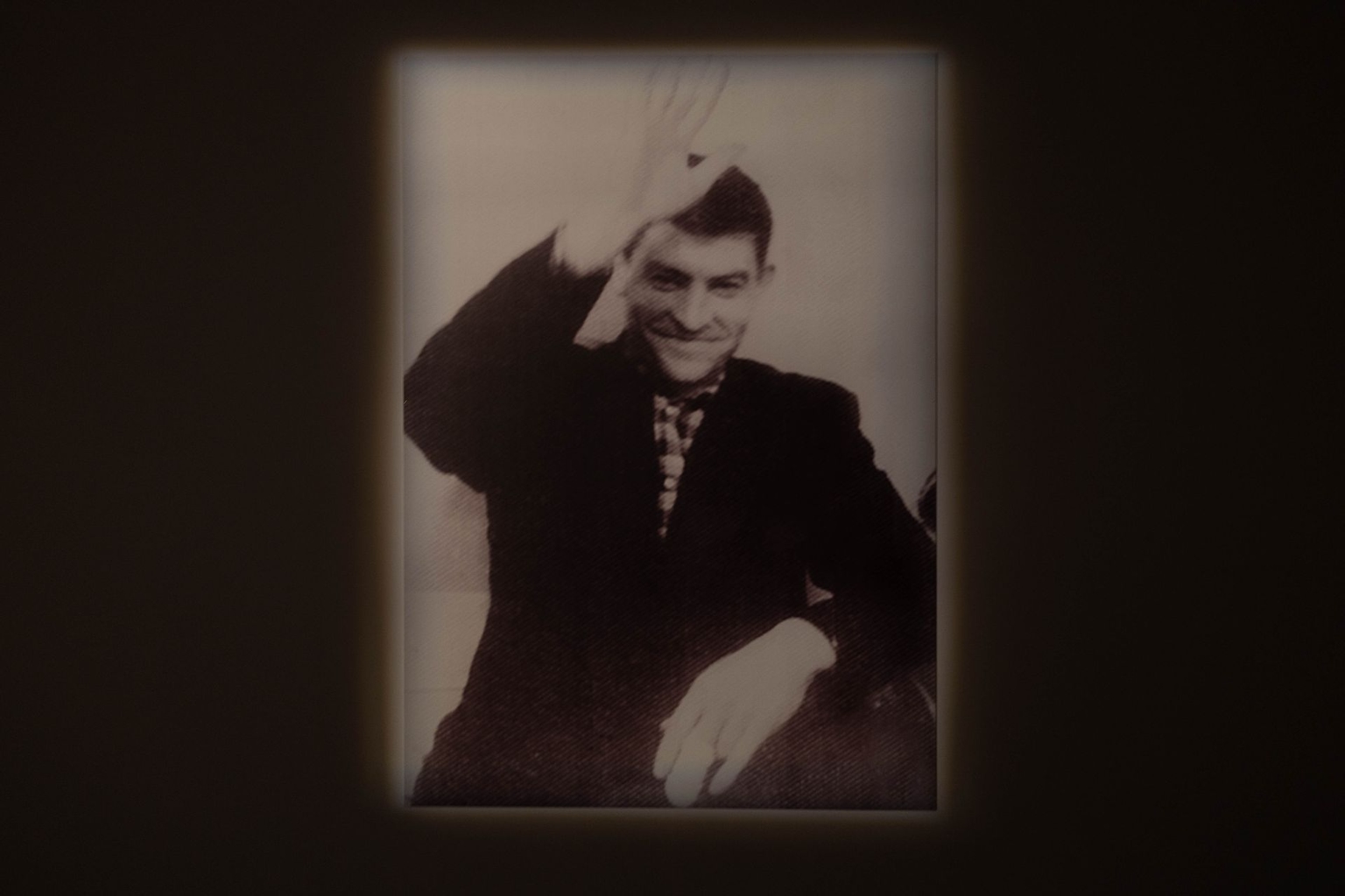 An exhibition dedicated to poet Vasyl Stus (1938-1985), in Kyiv, Ukraine, on Nov. 13, 2025.