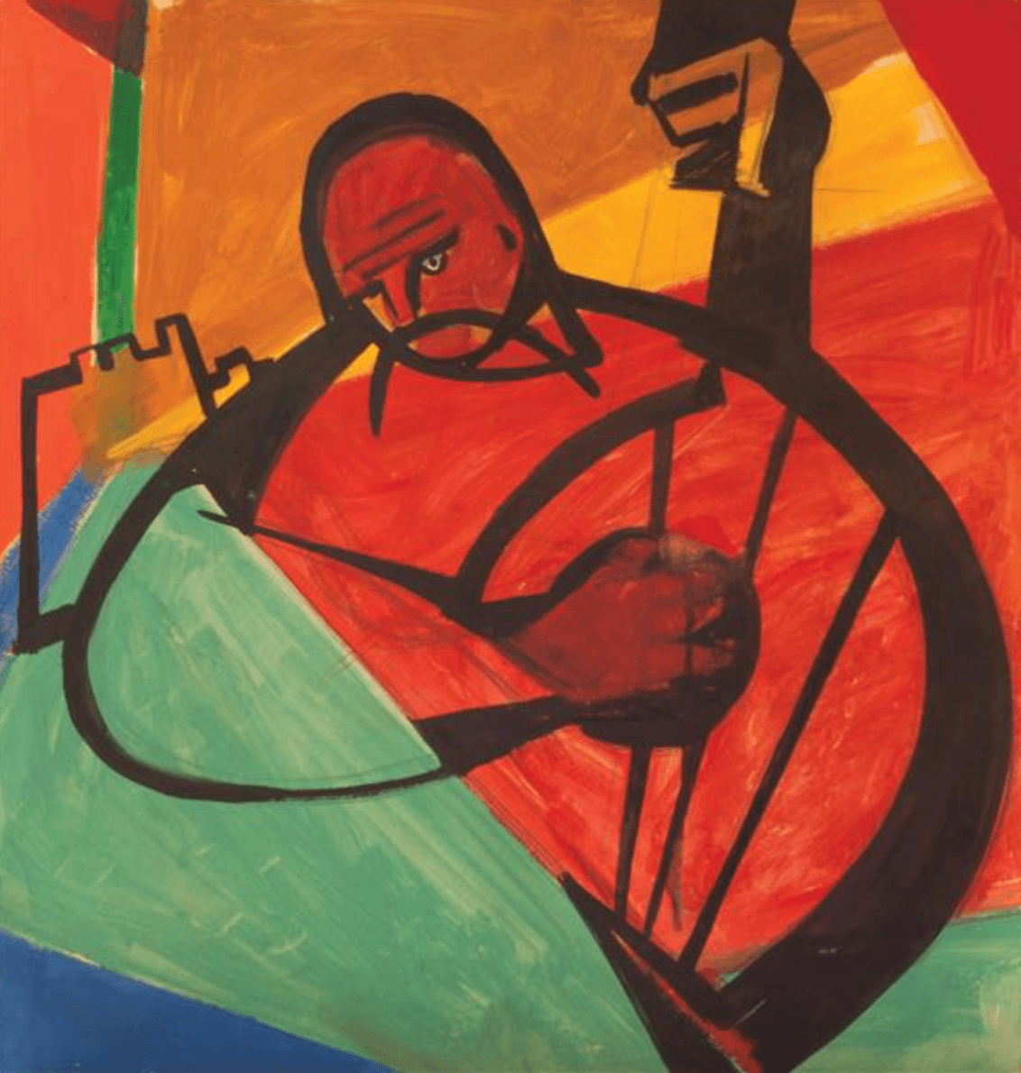 “Cossack Mamay”, 1963. Gouache on paper.“Cossack Mamay”, 1963. Gouache on paper.