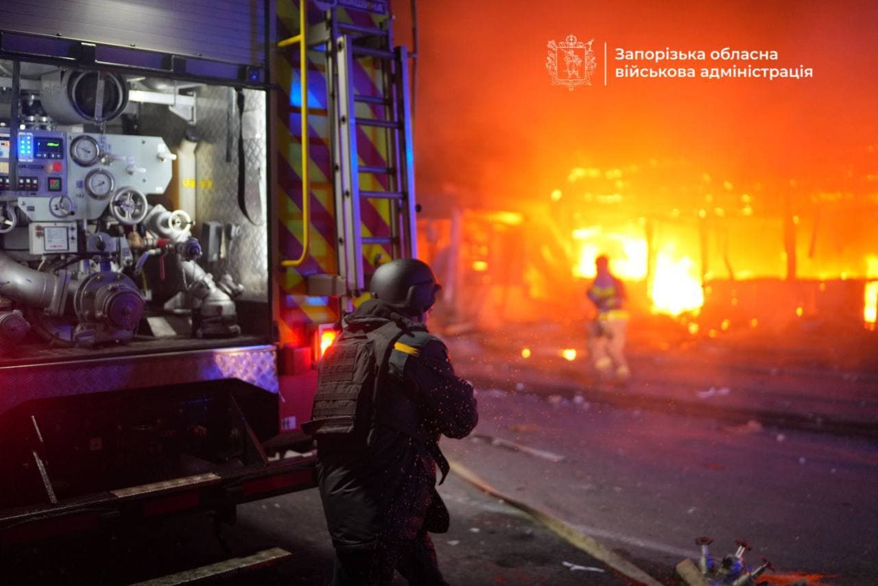 Russian overnight attack on Zaporizhzhia kills 5, injures 8