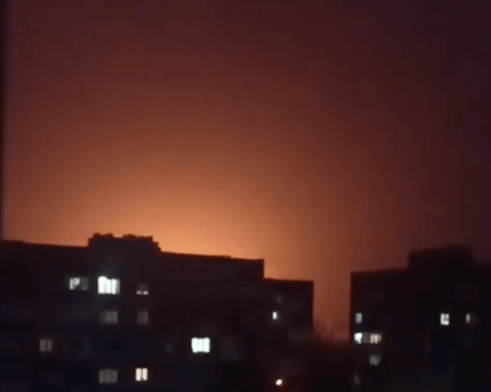 Powerful explosions reported at Shakhtarsk oil depot in Russian-occupied Donetsk Oblast