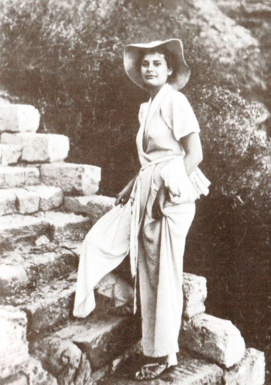 Alla Horska in Odesa, Ukraine on 1940-s.