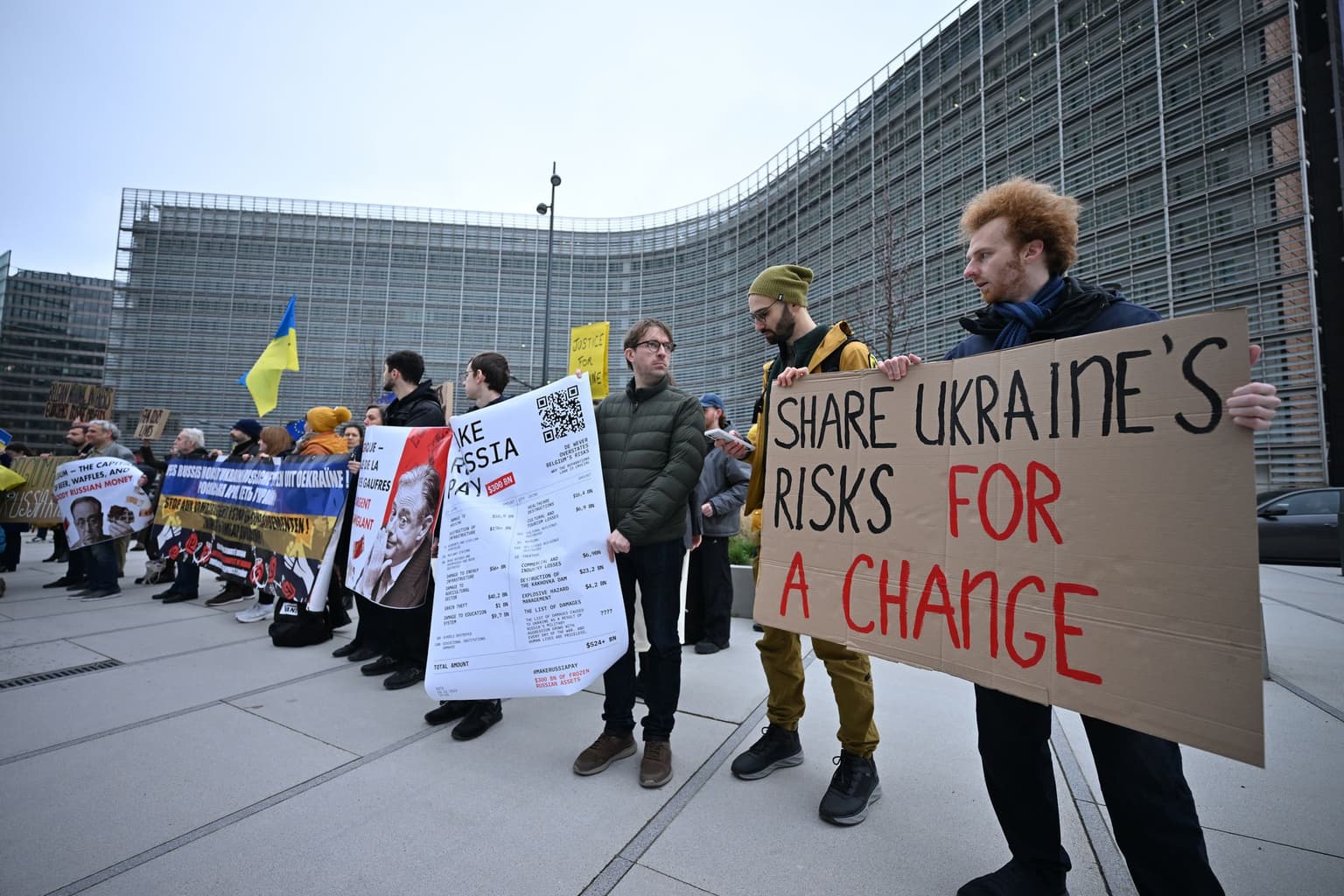 Talks on reparations loan for Ukraine continue as key summit approaches