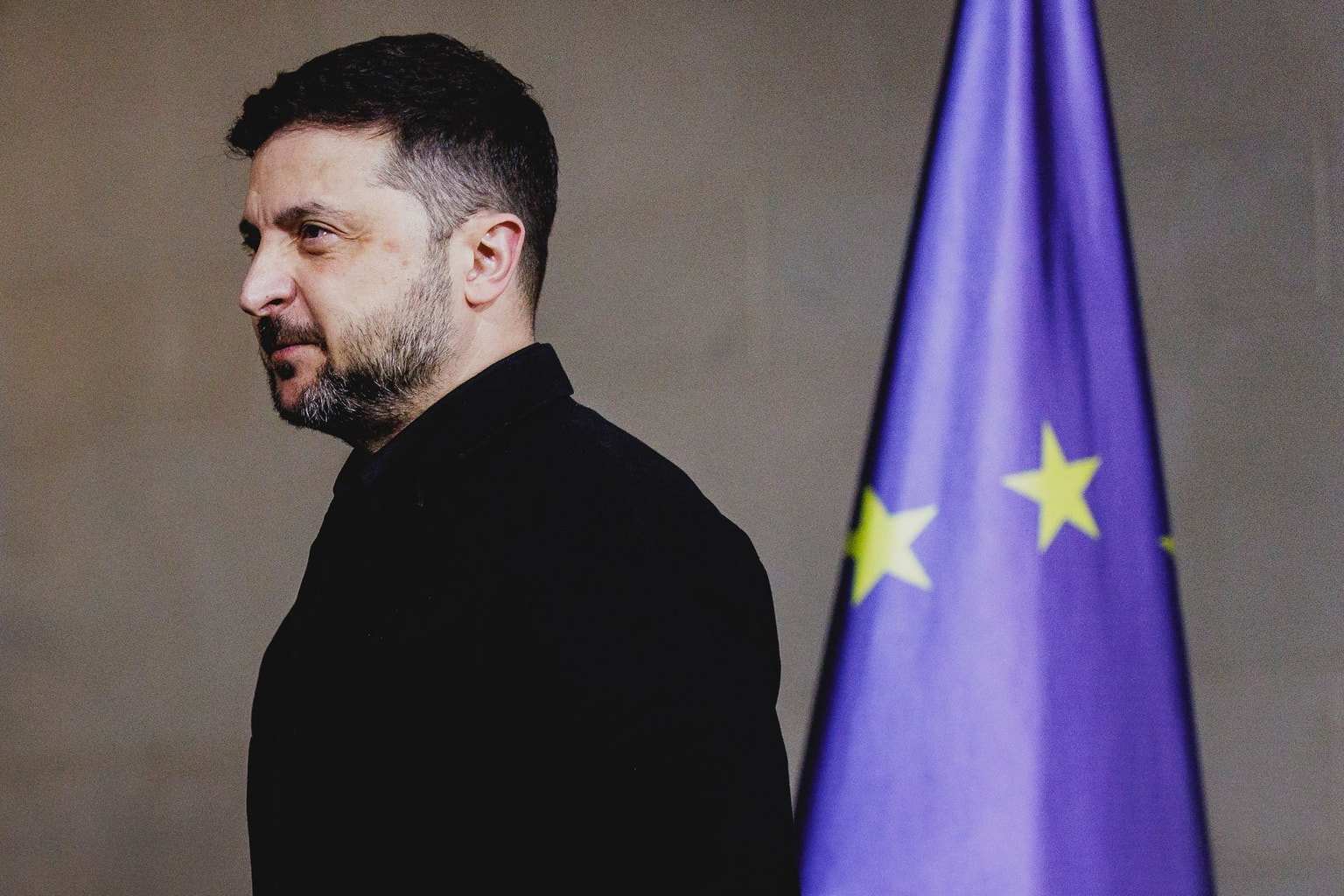 President Volodymyr Zelensky in Berlin, Germany, on Dec. 15, 2025.