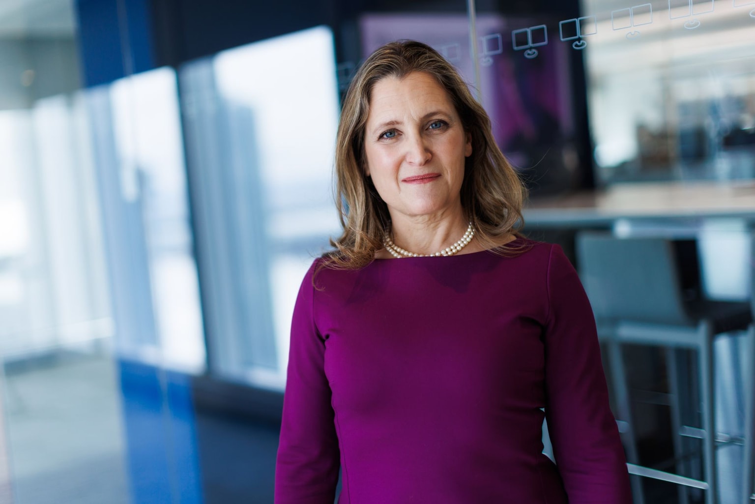 Chrystia Freeland, Canada’s former finance minister, in Toronto, Ontario, Canada, on Jan. 28, 2025.