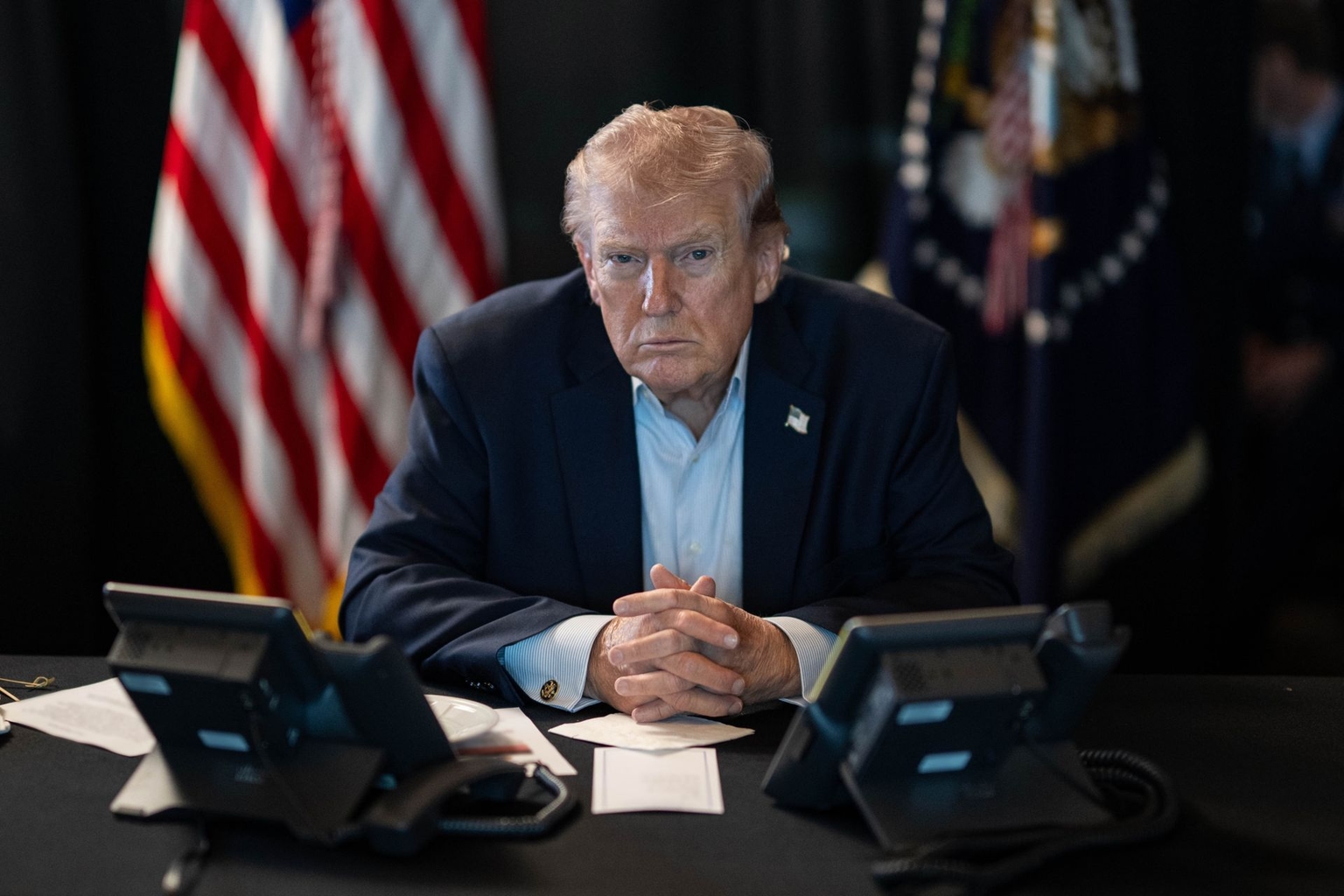 U.S. President Donald Trump during Operation Epic Fury against Iran in Washington, D.C., U.S. on March 2, 2026.