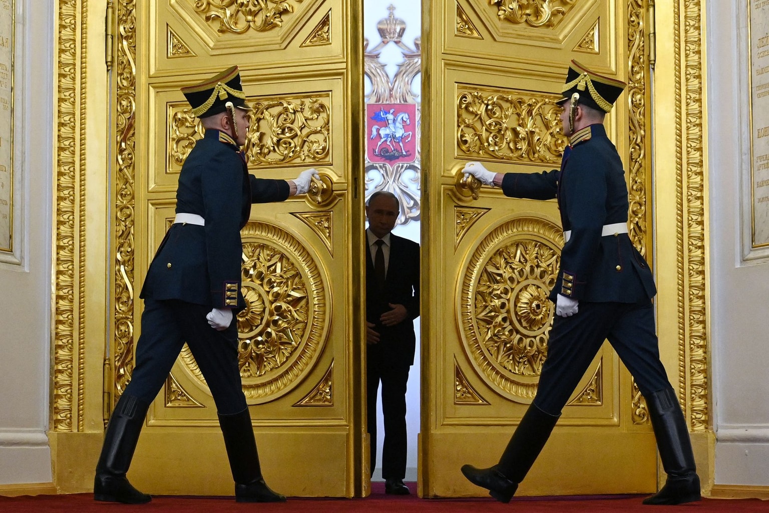 Vladimir Putin in Moscow, Russia, on May 7, 2024.