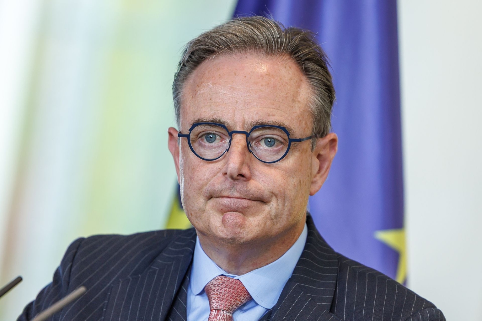 Belgian Prime Minister Bart De Wever in Berlin, Germany, on Aug. 26, 2025.