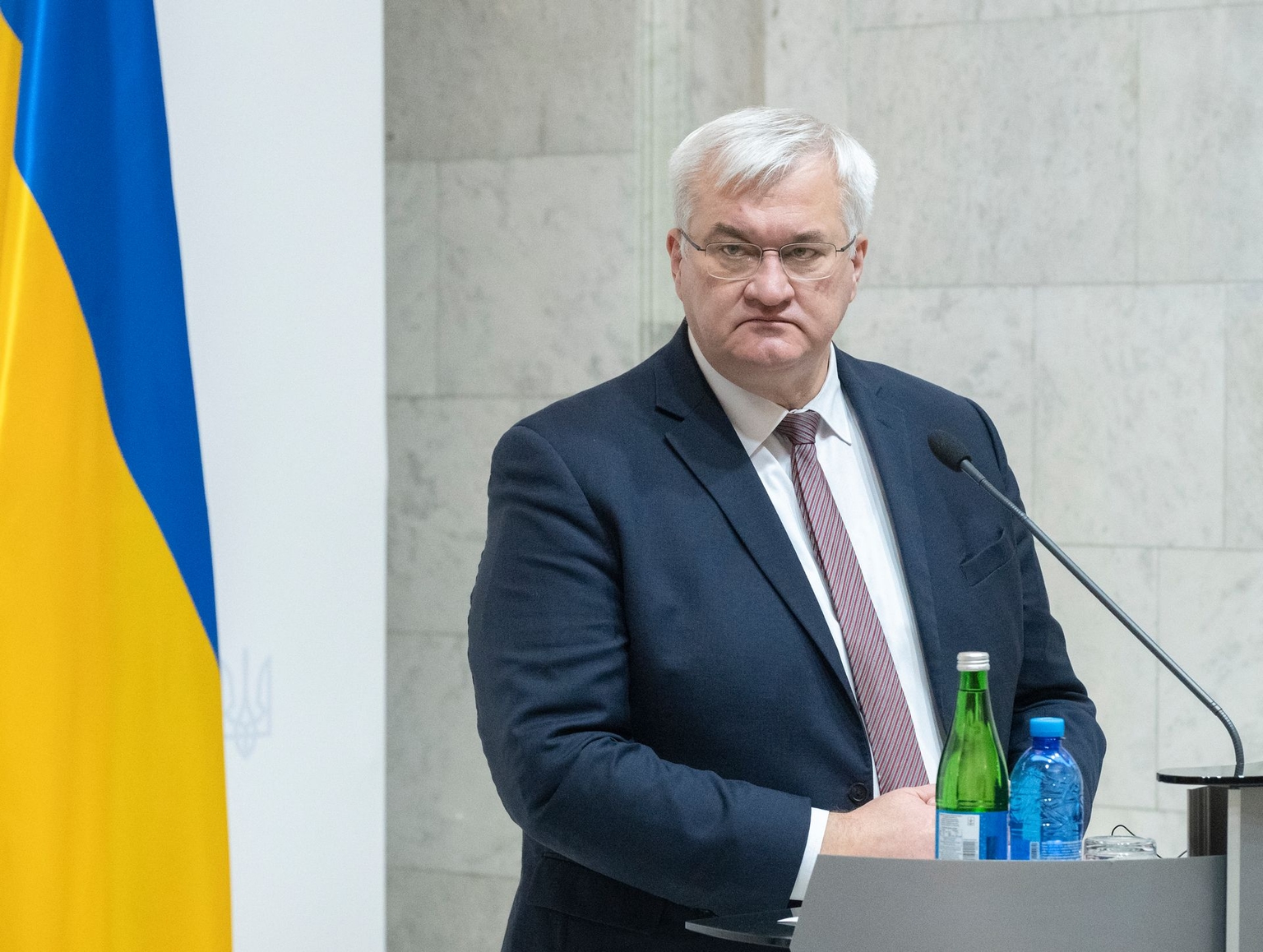 Ukrainian Foreign Minister Andrii Sybiha in Kyiv, Ukraine, on Feb. 6, 2026.
