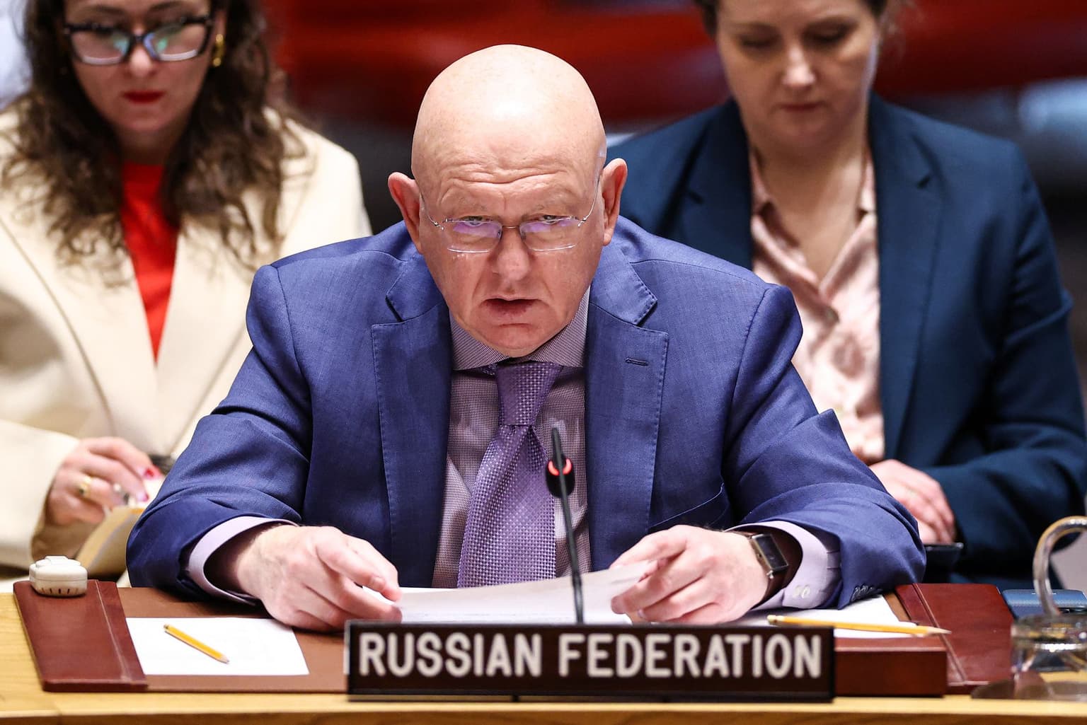 Russia accuses US of 'egregious disrespect' after official denied visa for UN meeting