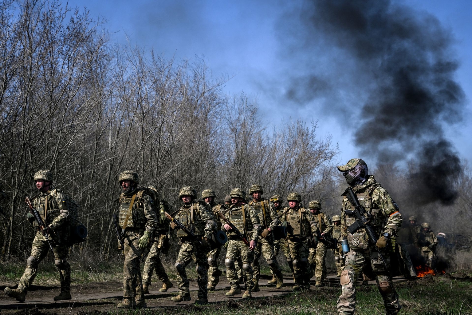 Basic Military Training at the 118th Separate Mechanized Brigade of the Ukrainian Armed Forces in an undisclosed location, Ukraine, on April 5, 2026.
