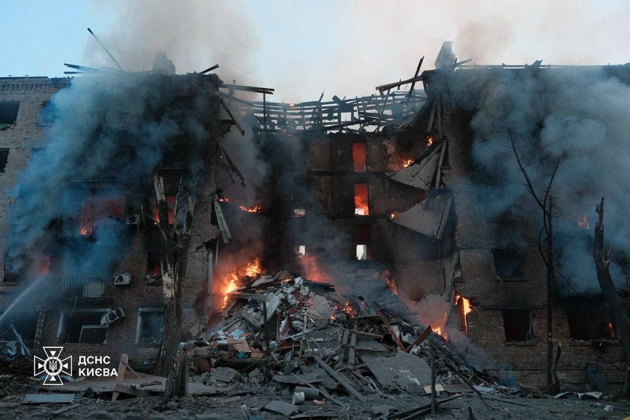 'Damage in every district of Kyiv' — Massive Russian ballistic missile, drone attack kills 2, injures over 80