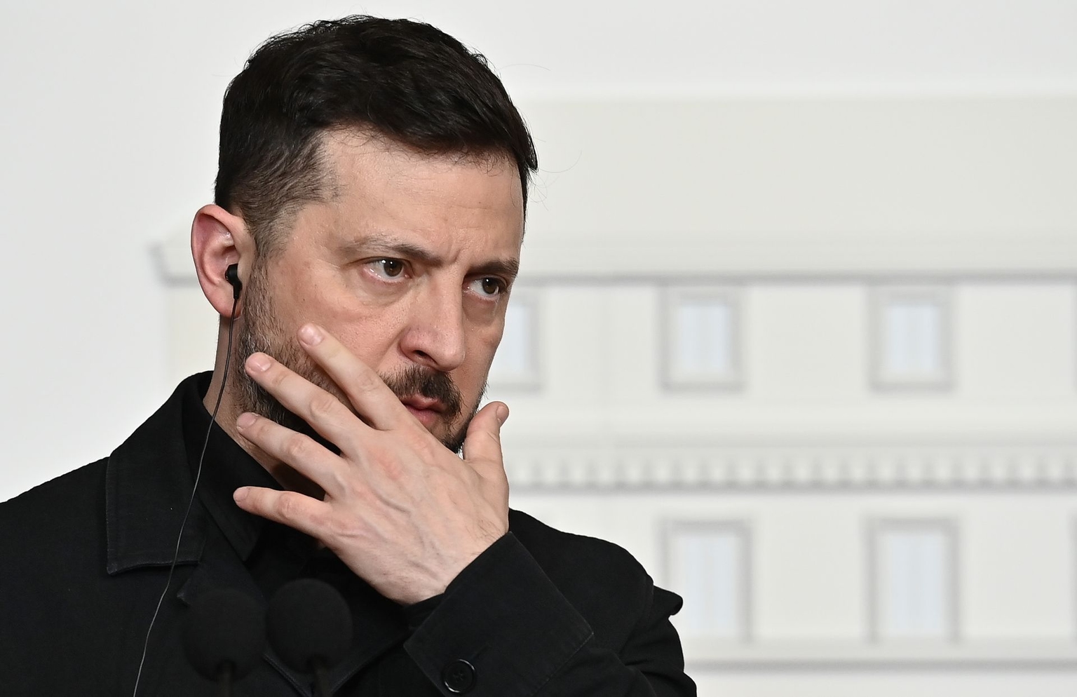 President Volodymyr Zelensky in Rome, Italy, on April 15, 2026.