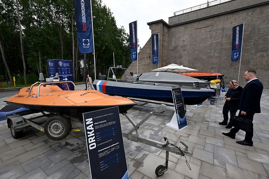 Ukraine eliminates Russian unmanned boats powered by Starlink, official says
