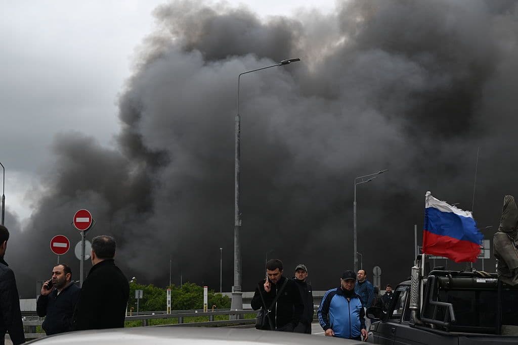 Ukraine war latest: Kyiv targets Moscow for second day in a row following record drone assault