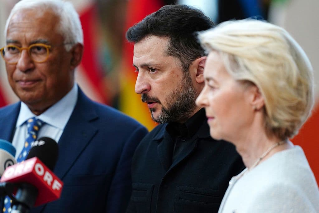 EU leaders push bloc to assert itself on Russia peace talks