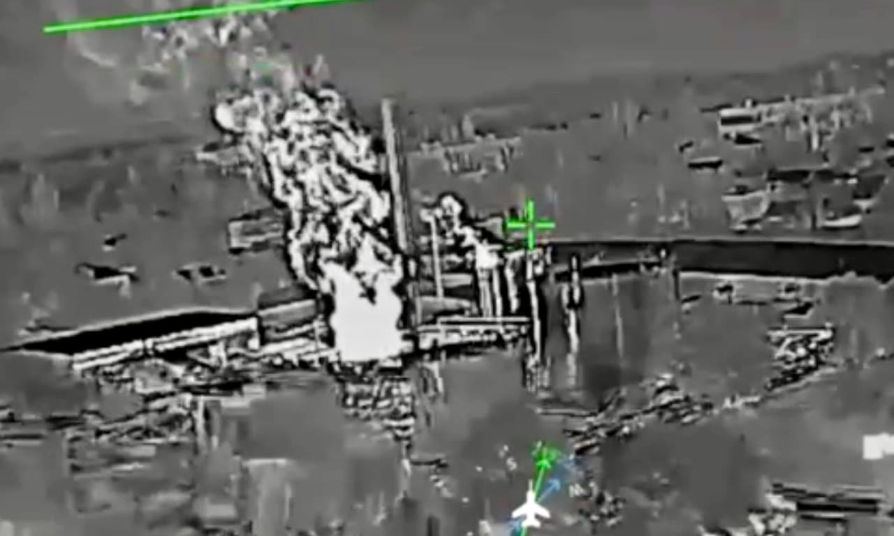 Ukraine strikes oil depot, marine terminal in occupied Crimea, releases footage of attack