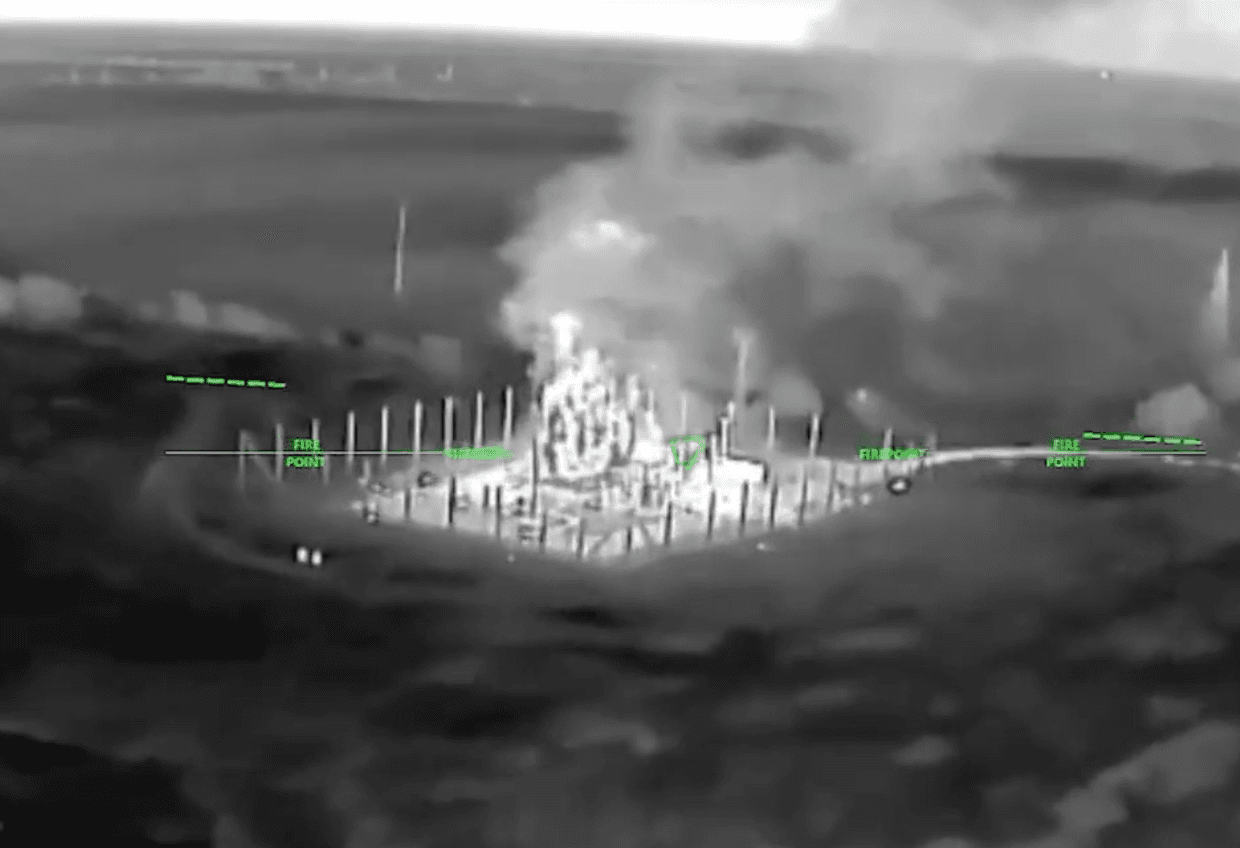 Ukrainian drones strike Russian oil, gas sites in Crimea and Siberia