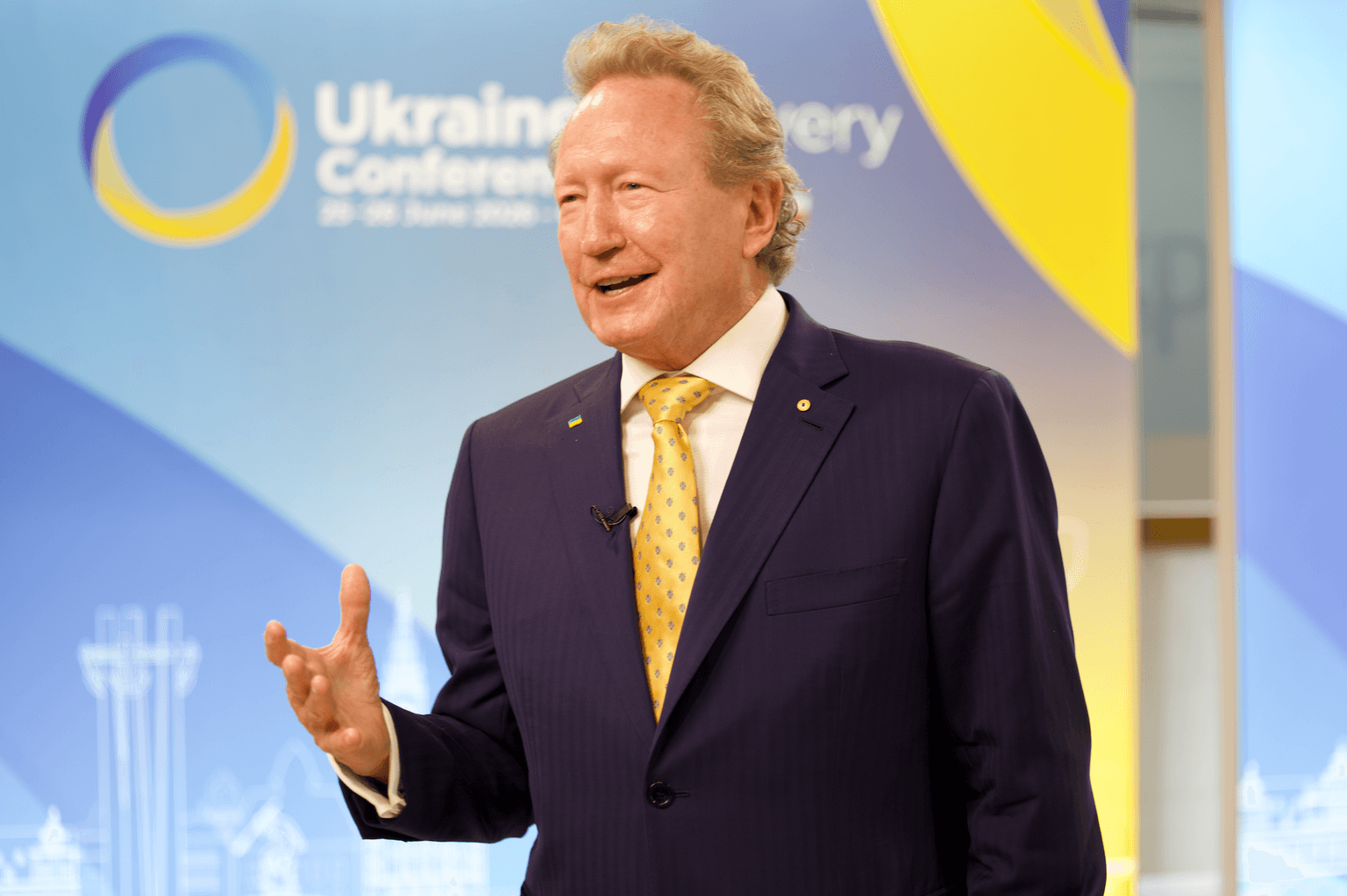 Australian billionaire Andrew Forrest’s Minderoo Foundation pledges $2 million to support Ukraine agrifood sector