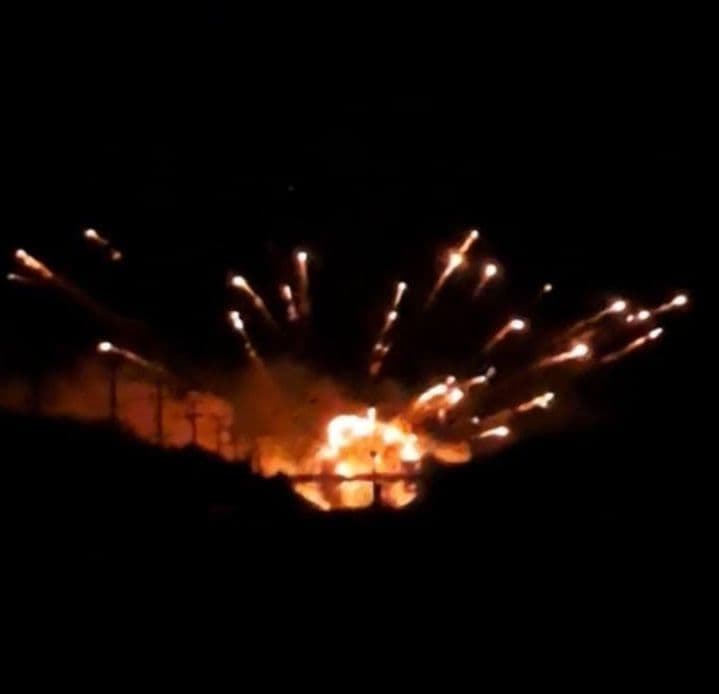 Key railway bridge in occupied Crimea in flames after reported Ukrainian strike
