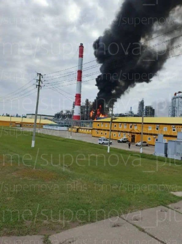Russian petrochemical plants reportedly struck by Ukrainian drones hundreds of kilometers from front line