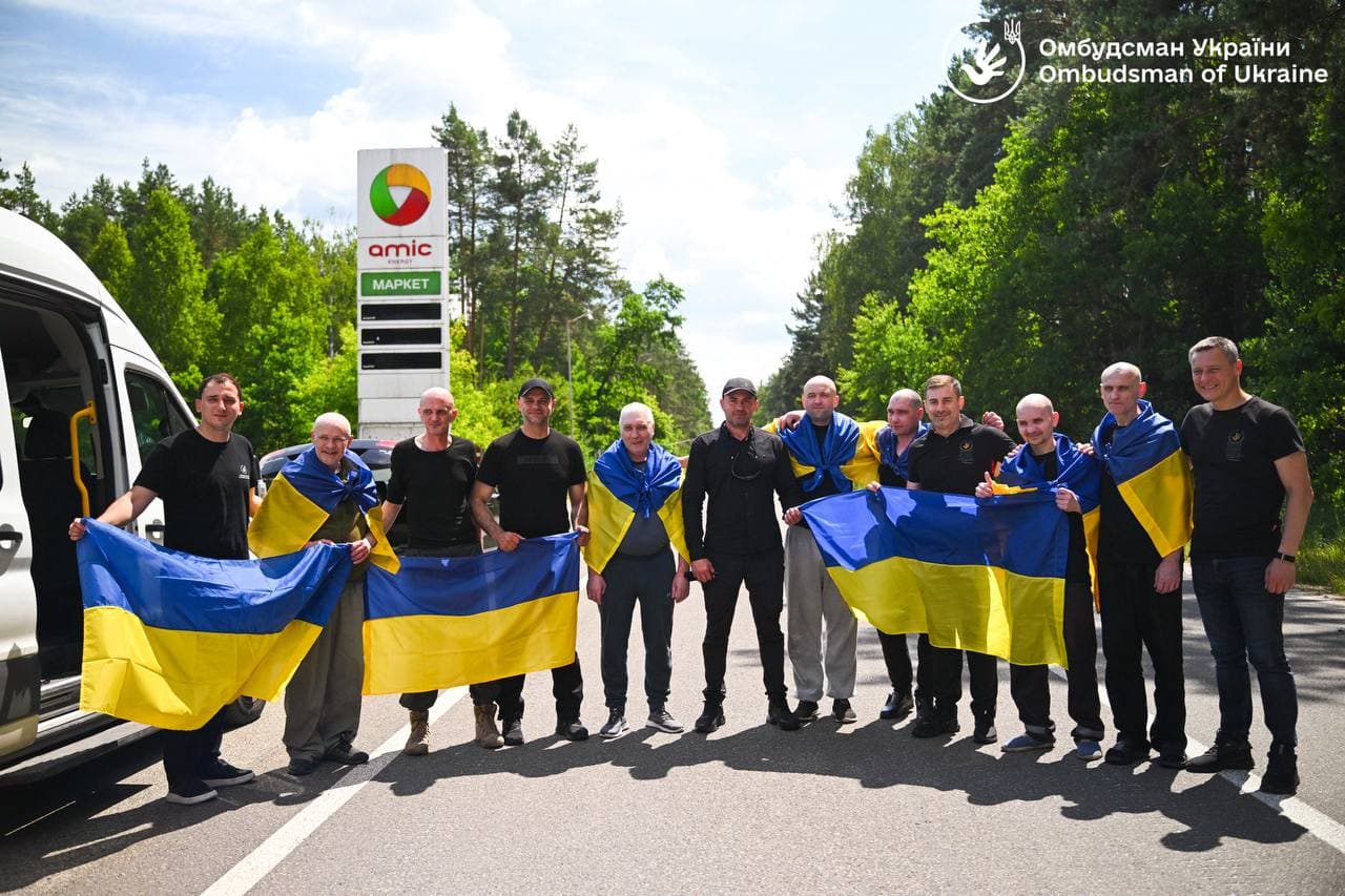 Ukraine returns 7 civilians unlawfully held by Russia 'for years', ombudsman says