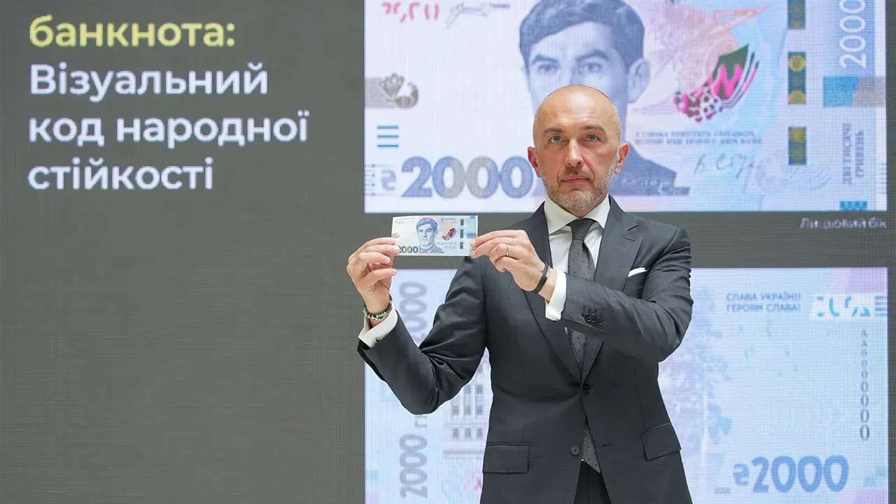 Ukrainian banknote honoring poet killed by Russia faces redesign after Russian-style typeface backlash
