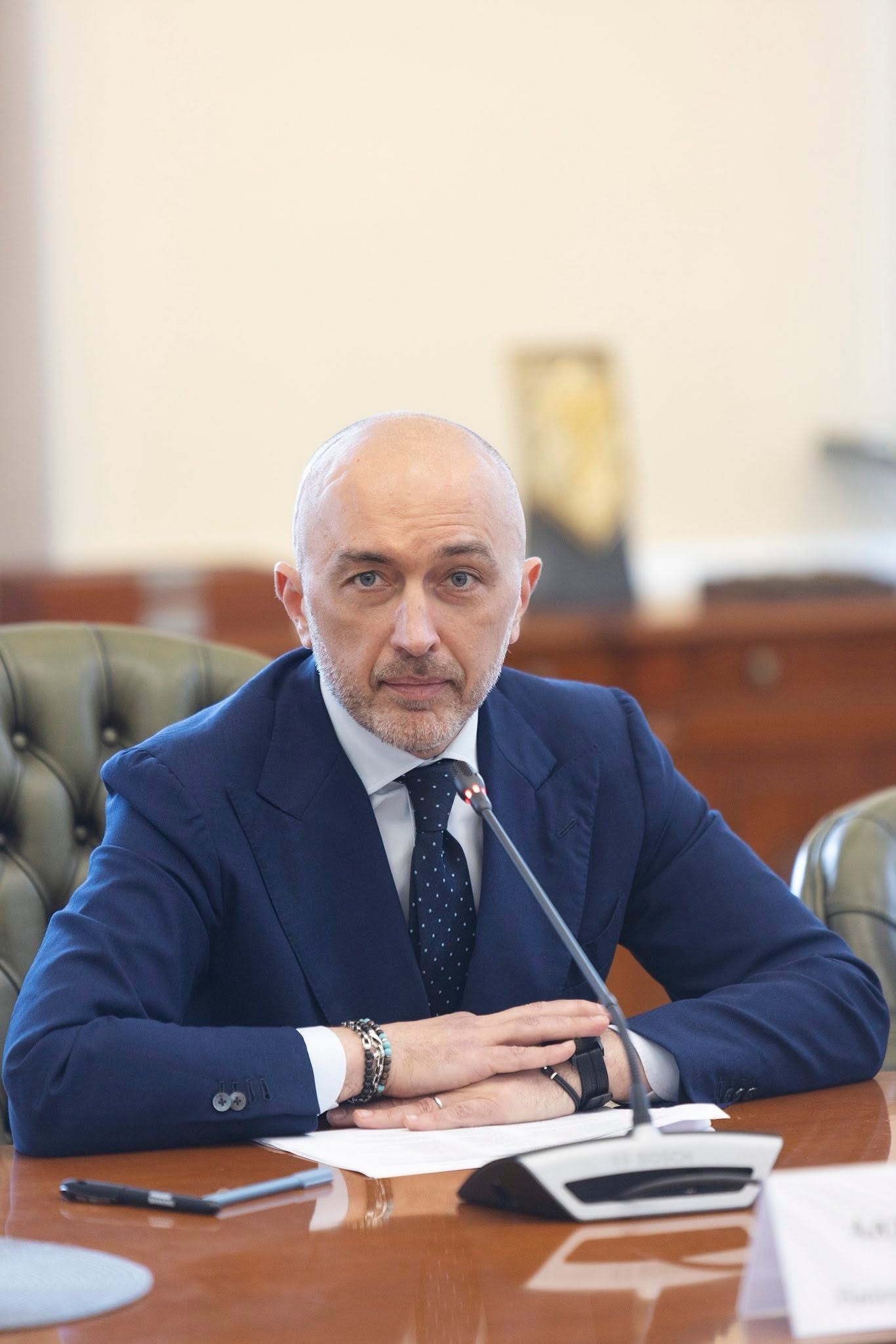 Ukraine Central Bank Governor Andriy Pyshnyi, in Kyiv, Ukraine, in a photograph posted on May 25, 2026.