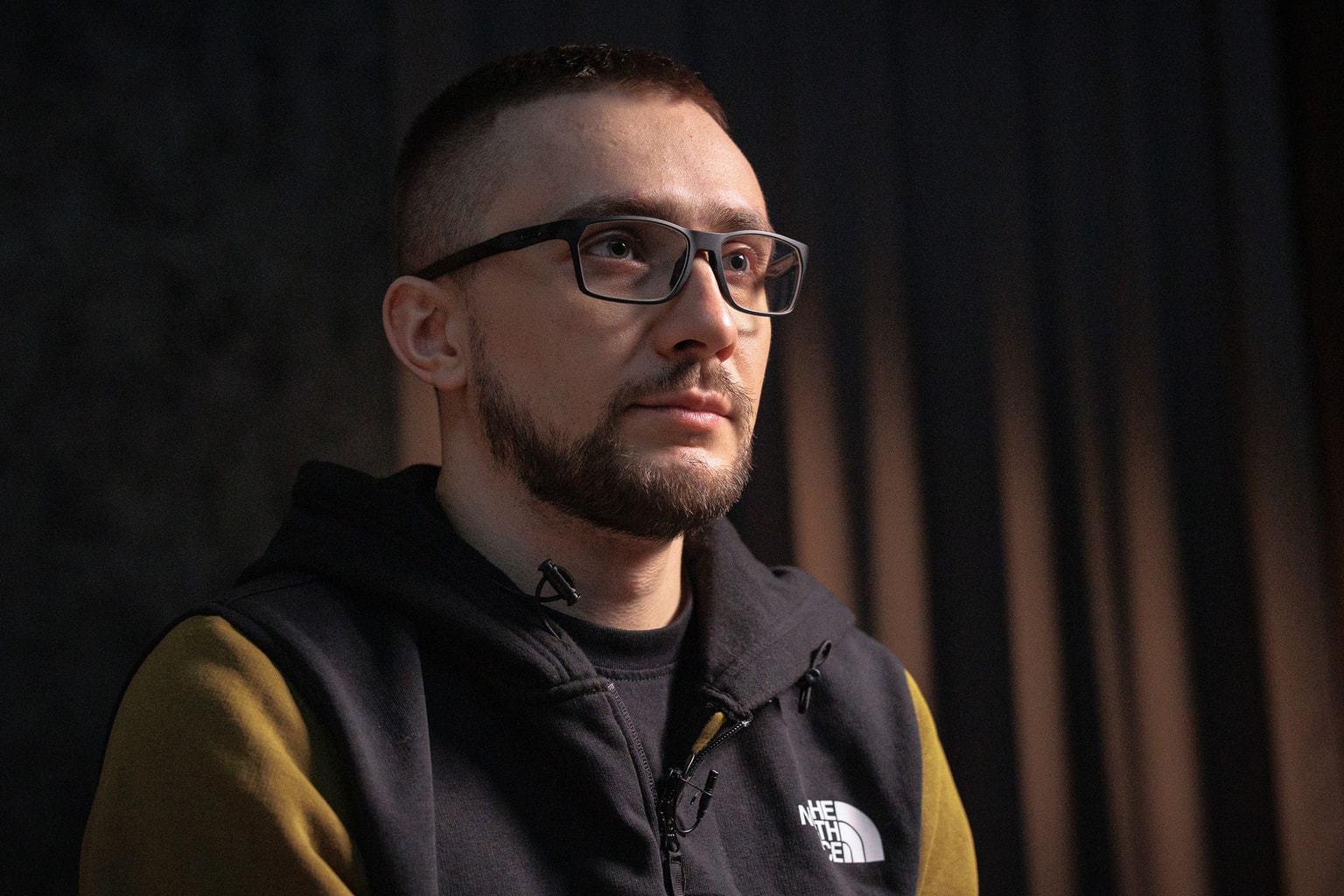 Activist Serhii Sternenko in Kyiv, Ukraine, on Nov. 18, 2024.