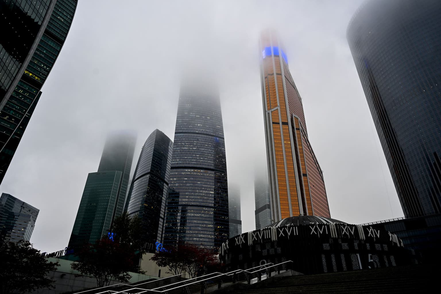 A view of the Moscow International Business Center, known as Moscow-City, in Moscow, Russia, on Oct. 6, 2025