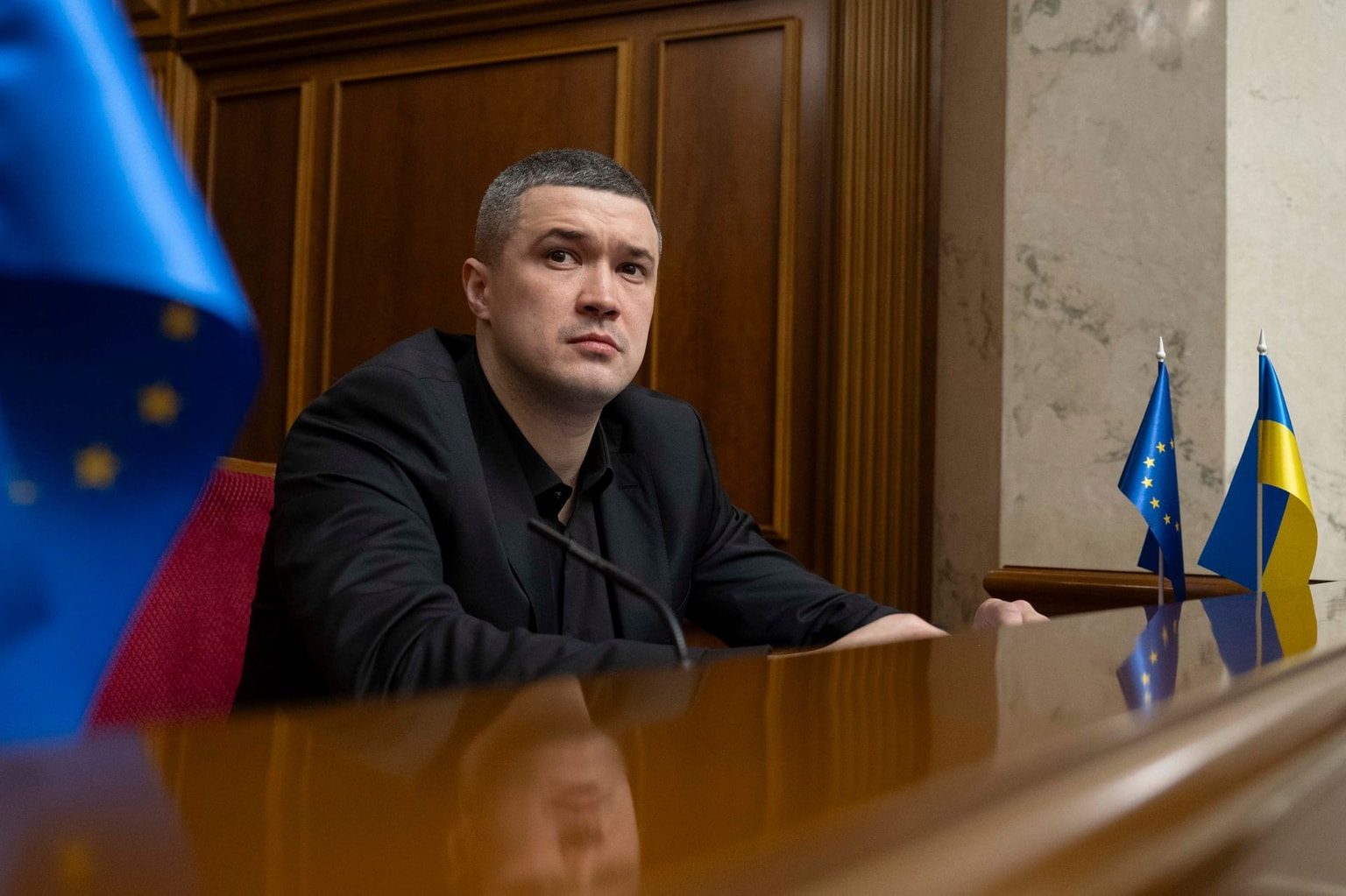 Mykhailo Fedorov, the Minister of Defense of Ukraine in Kyiv, Ukraine, on Jan. 14, 2026