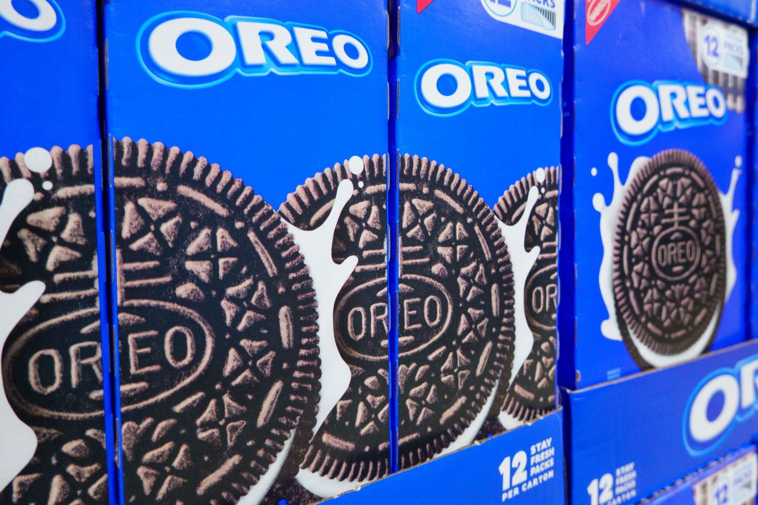 Boxes of Oreo in San Diego, California, U.S. on May 15, 2026.