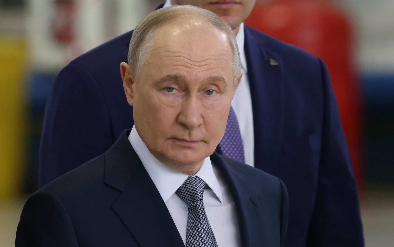 Russian President Putin during a visit to Zhukovsky, Moscow Oblast, Russia, on June 24, 2026.