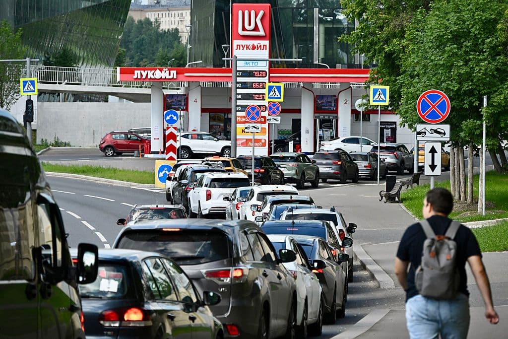 Russia allows lower-grade gasoline production as Ukrainian attacks choke fuel supply